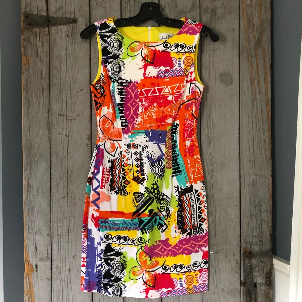 Joseph Ribkoff Sleeveless Printed Dress